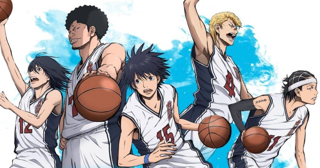 Premium Photo | Basketball court in summer in anime style